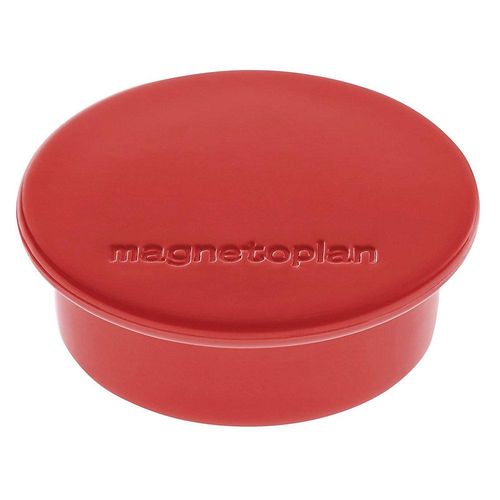 4013695055992 - Magnet DISCOFIX COLOR Ø 40 mm VE 40 Stk rot magnetoplan