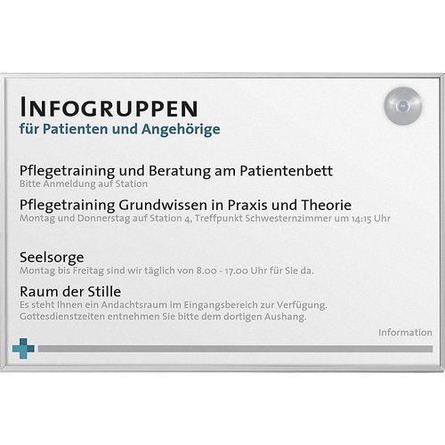 4060081702916 - MADRID Silver Line Vario Wegweiser Kunststoff entspiegelt für Format DIN A4 kaiserkraft 4060081702916 - MADRID Silver Line Vario Wegweiser Kunststoff entspiegelt für Format DIN A4 kaiserkraft