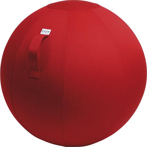 4260534591061 - VLUV LEIV Sitzball Stoffbezug in Canvas-Optik 700 - 750 mm rubinrot