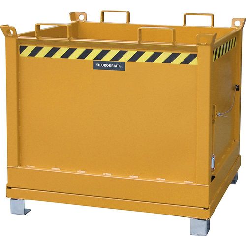 4061753120823 - eurokraft pro Klappbodenbehälter Volumen 10 m³ gelborange RAL 2000