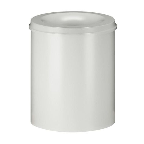 8713631014057 - Sicherheits-Papierkorb Stahl selbstlöschend Volumen 80 l HxØ 540 x 465 mm Korpus weiß   Löschkopf weiß kaiserkraft