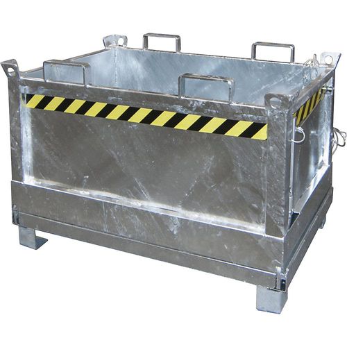 4061753120748 - eurokraft pro Klappbodenbehälter Volumen 05 m³ feuerverzinkt