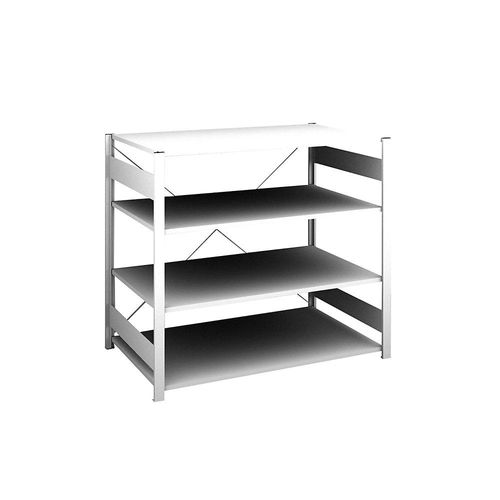 4250623775229 - Sideboard-Steckregal lichtgrau Höhe 1200 mm 4 Böden Grundregal Bodentiefe 800 mm Fachlast 190 kg hofe 4250623775229 - Sideboard-Steckregal lichtgrau Höhe 1200 mm 4 Böden Grundregal Bodentiefe 800 mm Fachlast 190 kg hofe
