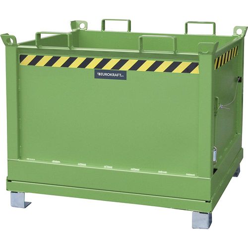 4061753120786 - eurokraft pro Klappbodenbehälter Volumen 075 m³ resedagrün RAL 6011