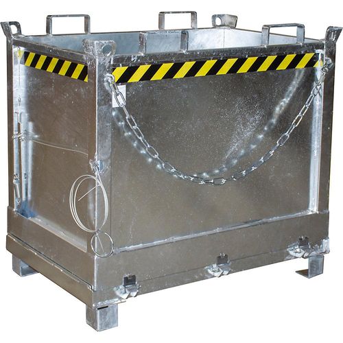 4061753120809 - eurokraft pro Klappbodenbehälter Volumen 075 m³ feuerverzinkt