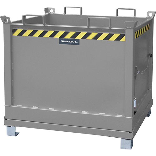 4061753120830 - eurokraft pro Klappbodenbehälter Volumen 10 m³ mausgrau RAL 7005 4061753120830 - eurokraft pro Klappbodenbehälter Volumen 10 m³ mausgrau RAL 7005