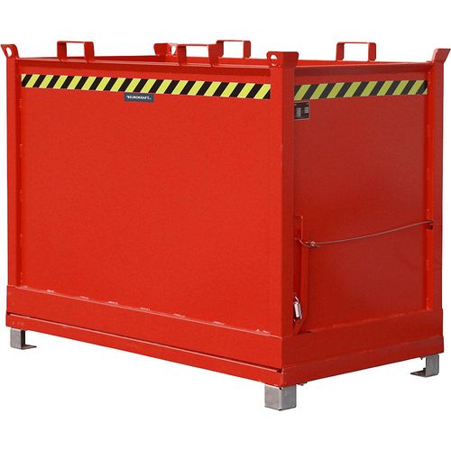 4061753120977 - eurokraft pro Klappbodenbehälter Volumen 20 m³ feuerrot RAL 3000
