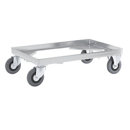 4260257921435 - Alu-Fahrgestell Ladehöhe 150 mm Innen-LxB 575 x 370 mm ohne Griffbügel 4260257921435 - Alu-Fahrgestell Ladehöhe 150 mm Innen-LxB 575 x 370 mm ohne Griffbügel