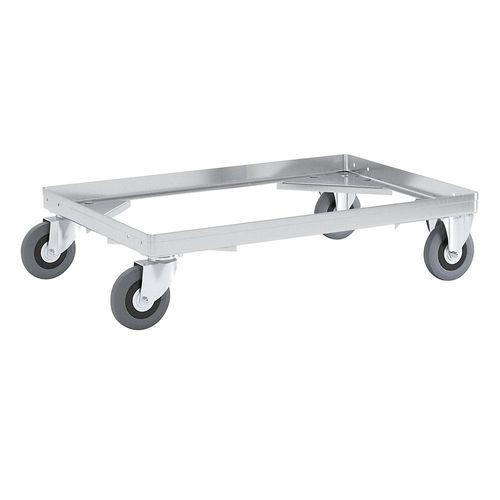 4260257921459 - Alu-Fahrgestell Ladehöhe 150 mm Innen-LxB 642 x 424 mm ohne Griffbügel 4260257921459 - Alu-Fahrgestell Ladehöhe 150 mm Innen-LxB 642 x 424 mm ohne Griffbügel