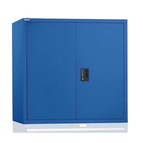 4047417508022 - LISTA Aufsatzschrank mit Flügeltüren mit Vollblechtüren HxBxT 1000 x 1023 x 725 mm enzianblau