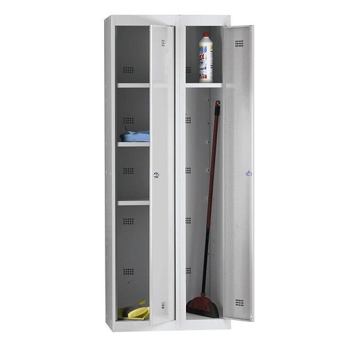 4250618203379 - Stahlspind zerlegt Flügeltür 2 Abteile Gesamtbreite 700 mm lichtgrau lichtgrau 4250618203379 - Stahlspind zerlegt Flügeltür 2 Abteile Gesamtbreite 700 mm lichtgrau lichtgrau