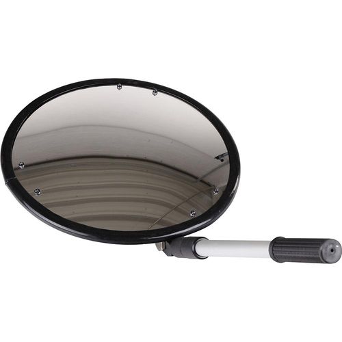 4250912305205 - Dan-MIRROR Inspektionsspiegel mit Teleskoparm rund mit Rollenfüßen Ø 350 mm mit Licht