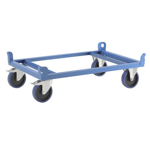 4054666002072 - eurokraft pro Fahrgestell aus Stahl für Europaletten Tragfähigkeit 1000 kg Ladehöhe 280 mm blau 4054666002072 - eurokraft pro Fahrgestell aus Stahl für Europaletten Tragfähigkeit 1000 kg Ladehöhe 280 mm blau