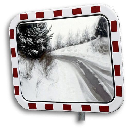 4250912306455 - Dan-MIRROR Verkehrsspiegel aus Acrylglas mit eisfreier Oberfläche Spiegelmaße BxH 800 x 600 mm