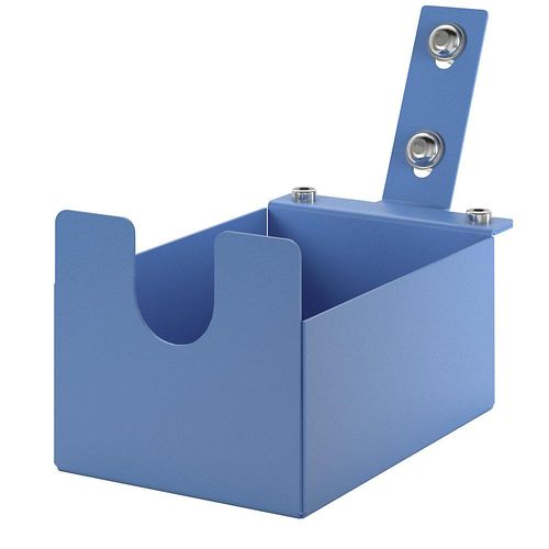 4054666027945 - Halter für Klebebandabroller CustomLine für Montage- und Etagenwagen für Bandbreite 75 mm lichtblau kaiserkraft