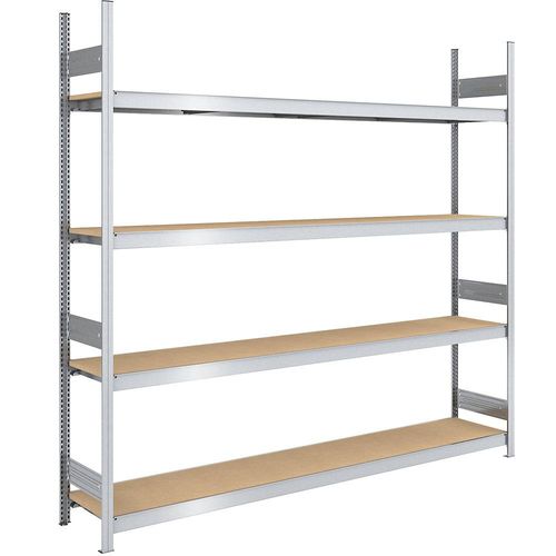 4250623703932 - Großfach-Steckregal mit Spanplatten Höhe 2500 mm Breite 2500 (2 x 1250) mm Feldlast 1750 kg Tiefe 500 mm Grundregal hofe 4250623703932 - Großfach-Steckregal mit Spanplatten Höhe 2500 mm Breite 2500 (2 x 1250) mm Feldlast 1750 kg Tiefe 500 mm Grundregal hofe