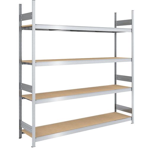 4250623703994 - Großfach-Steckregal mit Spanplatten Höhe 2500 mm Breite 2250 (2 x 1125) mm Feldlast 1750 kg Tiefe 600 mm Grundregal hofe 4250623703994 - Großfach-Steckregal mit Spanplatten Höhe 2500 mm Breite 2250 (2 x 1125) mm Feldlast 1750 kg Tiefe 600 mm Grundregal hofe