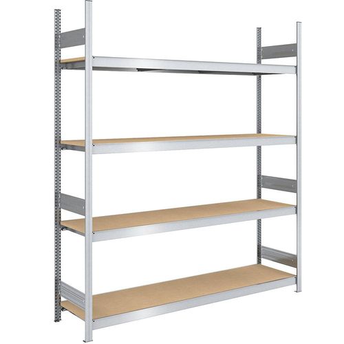 4250623703970 - Großfach-Steckregal mit Spanplatten Höhe 2500 mm Breite 2000 mm Feldlast 1750 kg Tiefe 600 mm Grundregal hofe 4250623703970 - Großfach-Steckregal mit Spanplatten Höhe 2500 mm Breite 2000 mm Feldlast 1750 kg Tiefe 600 mm Grundregal hofe