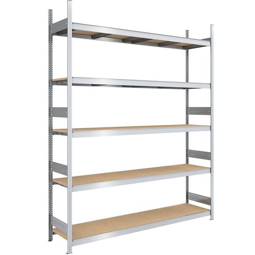 4250623704311 - Großfach-Steckregal mit Spanplatten Höhe 3000 mm Breite 2250 (2 x 1125) mm Feldlast 2000 kg Tiefe 600 mm Grundregal hofe 4250623704311 - Großfach-Steckregal mit Spanplatten Höhe 3000 mm Breite 2250 (2 x 1125) mm Feldlast 2000 kg Tiefe 600 mm Grundregal hofe