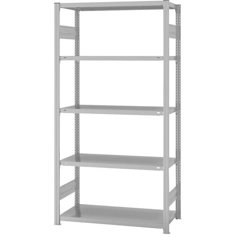 4061753026798 - eurokraft pro System-Steckregal kunststoffbeschichtet Bauart leicht Regalhöhe 2000 mm Grundregal Breite x Tiefe 1000 x 500 mm 4061753026798 - eurokraft pro System-Steckregal kunststoffbeschichtet Bauart leicht Regalhöhe 2000 mm Grundregal Breite x Tiefe 1000 x 500 mm