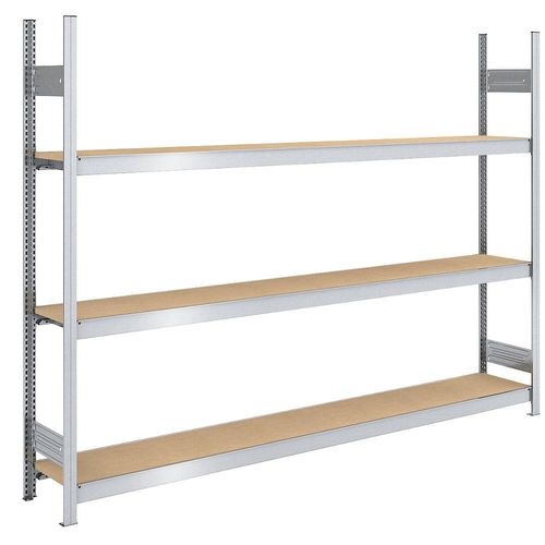 4250623703536 - Großfach-Steckregal mit Spanplatten Höhe 2000 mm Breite 2500 (2 x 1250) mm Feldlast 1200 kg Tiefe 400 mm Grundregal hofe 4250623703536 - Großfach-Steckregal mit Spanplatten Höhe 2000 mm Breite 2500 (2 x 1250) mm Feldlast 1200 kg Tiefe 400 mm Grundregal hofe