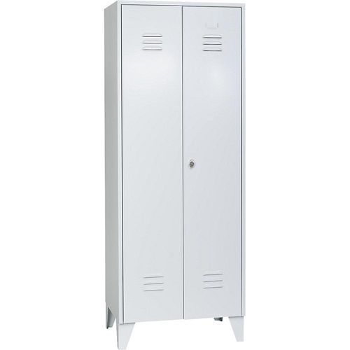 4250618227726 - Putzmittelspind Berlin 2 4 Fachböden 1 Klemmhalter lichtgrau RAL 7035 Wolf 4250618227726 - Putzmittelspind Berlin 2 4 Fachböden 1 Klemmhalter lichtgrau RAL 7035 Wolf