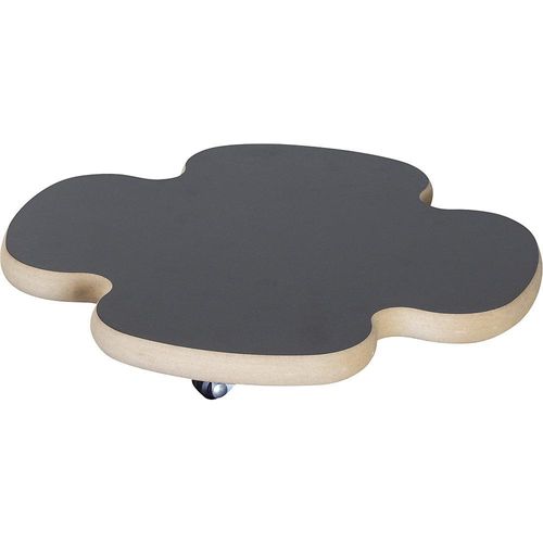 4001073242560 - Pflanzenroller MDF Tragfähigkeit 100 kg LxB 330 x 330 mm schwarz VE 2 Stk Wagner