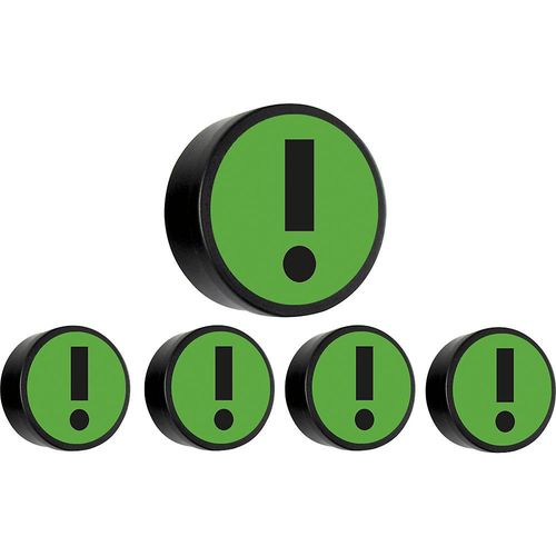 8712752103855 - Rundmagnet ATTENTION Ø 35 mm VE 10 Stk grün kaiserkraft