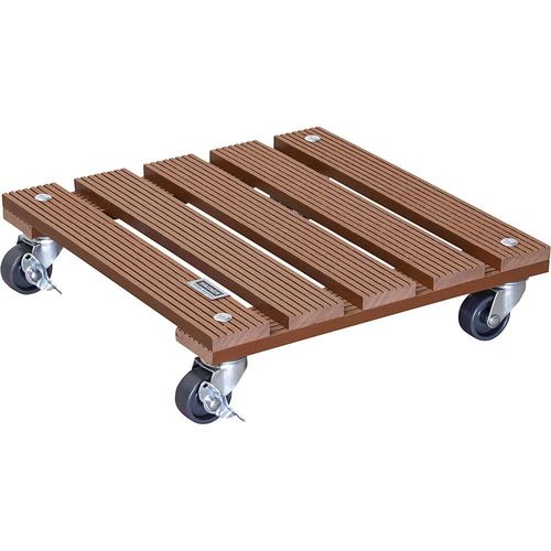 4001073446852 - Pflanzenroller WPC Tragfähigkeit 80 kg LxB 290 x 290 mm ocker Wagner 4001073446852 - Pflanzenroller WPC Tragfähigkeit 80 kg LxB 290 x 290 mm ocker Wagner