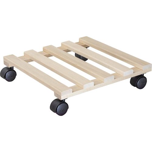 4001073420111 - Pflanzenroller Buche PALETTI Tragfähigkeit 100 kg natur LxB 340 x 340 mm VE 4 Stk Wagner 4001073420111 - Pflanzenroller Buche PALETTI Tragfähigkeit 100 kg natur LxB 340 x 340 mm VE 4 Stk Wagner