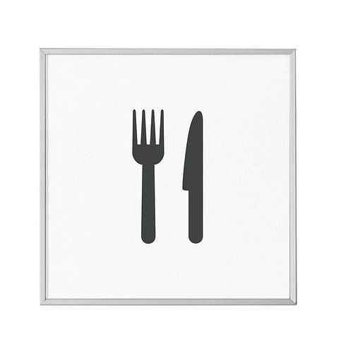 4060081702213 - MADRID Silver Line™ Türschild Piktogramm HxB 120 x 120 mm Restaurant kaiserkraft 4060081702213 - MADRID Silver Line™ Türschild Piktogramm HxB 120 x 120 mm Restaurant kaiserkraft