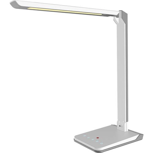 7612176093842 - Hansa-by-styro Lumina LED-Tischleuchte dimmbar zuschaltbarer Lichtsensor 3 Farbtemperaturen Weiß