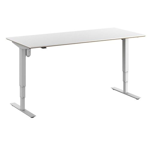 4061753261700 - Schreibtisch Atlanta Trend elektrisch höhenverstellbar gerade BxT 1800 x 800 mm weiß weiß kaiserkraft 4061753261700 - Schreibtisch Atlanta Trend elektrisch höhenverstellbar gerade BxT 1800 x 800 mm weiß weiß kaiserkraft