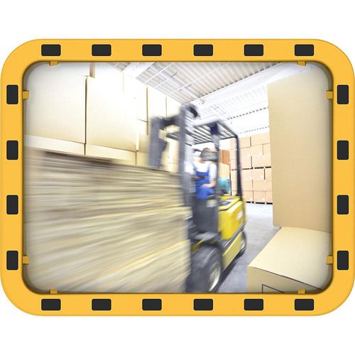 4250912308282 - Dan-MIRROR Industriespiegel rechteckig HxBxT 800 x 1000 x 50 mm