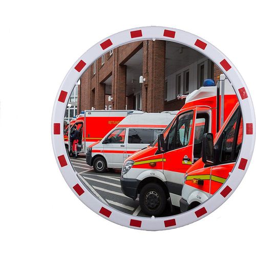 4250912307971 - Dan-MIRROR Verkehrsspiegel mit Universalhalterung rund Ø 800 mm 4250912307971 - Dan-MIRROR Verkehrsspiegel mit Universalhalterung rund Ø 800 mm