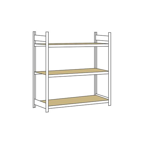 4004514200358 - SCHULTE Weitspannregal mit Spanplatte Höhe 2000 mm Spannweite 1500 mm Grundregal Tiefe 800 mm 4004514200358 - SCHULTE Weitspannregal mit Spanplatte Höhe 2000 mm Spannweite 1500 mm Grundregal Tiefe 800 mm