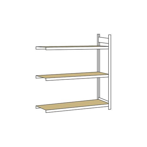 4004514214959 - SCHULTE Weitspannregal mit Spanplatte Höhe 2000 mm Spannweite 1500 mm Anbauregal Tiefe 600 mm