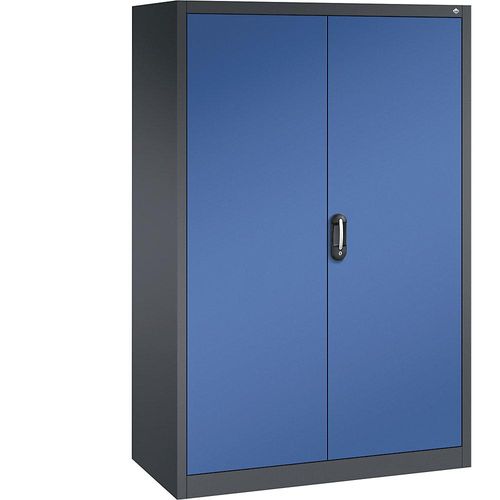 4069361487383 - ACURADO Universalschrank BxT 1200 x 600 mm schwarzgrau   enzianblau C+P