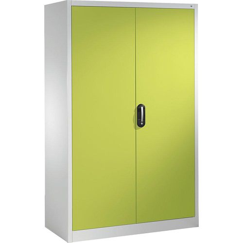 4069361487703 - ACURADO Universalschrank BxT 1200 x 600 mm lichtgrau   viridingrün C+P