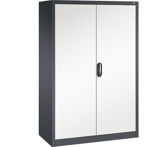 4069361487796 - ACURADO Universalschrank BxT 1200 x 600 mm schwarzgrau   reinweiß C+P