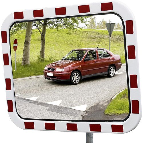 4250912306295 - Dan-MIRROR Verkehrsspiegel aus Acrylglas Polystyrol-Rahmen rechteckig BxH 800 x 600 mm