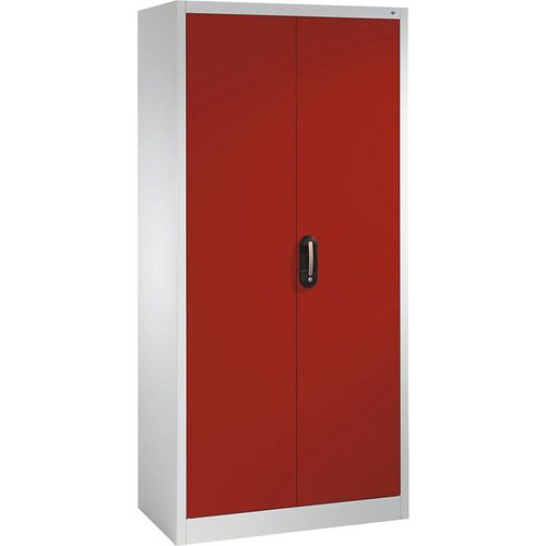 4069361474239 - ACURADO Universalschrank BxT 930 x 400 mm lichtgrau   feuerrot ab 2 Stk C+P