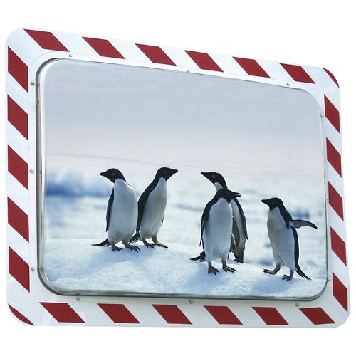 3547312600032 - Vialux® Anti-Frost- Anti-Beschlag-Spiegel rechteckig rot weiß HxB 600 x 800 mm 3547312600032 - Vialux® Anti-Frost- Anti-Beschlag-Spiegel rechteckig rot weiß HxB 600 x 800 mm