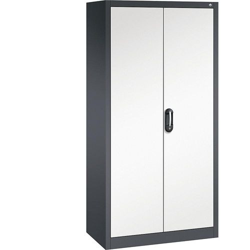 4069361477759 - ACURADO Universalschrank BxT 930 x 500 mm schwarzgrau   reinweiß C+P