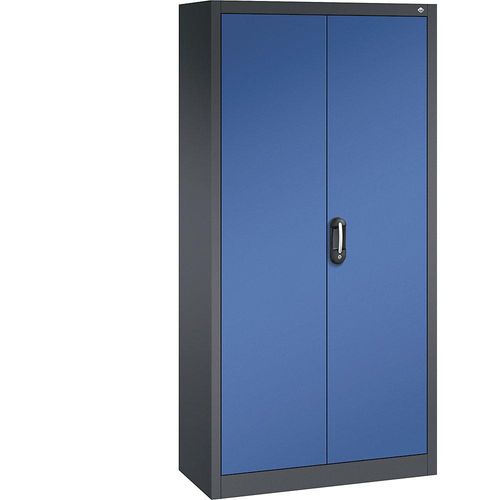 4069361474154 - ACURADO Universalschrank BxT 930 x 400 mm schwarzgrau   enzianblau ab 2 Stk C+P