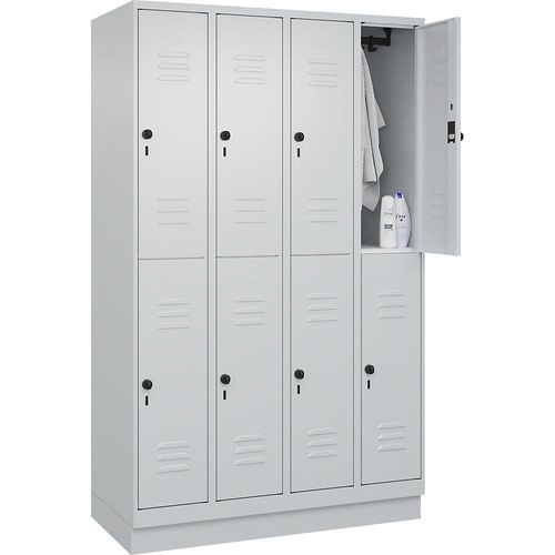 4066681668546 - Spind Classic PLUS lichtgrau 080320-40 S10009 8 Schließfächer 1200 x 500 x 1950 cm 4066681668546 C+P-Möbel 4066681668546 - Spind Classic PLUS lichtgrau 080320-40 S10009 8 Schließfächer 1200 x 500 x 1950 cm 4066681668546 C+P-Möbel