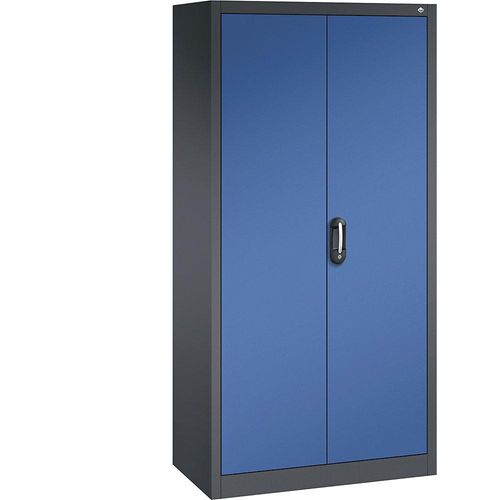 4069361477100 - ACURADO Universalschrank BxT 930 x 500 mm schwarzgrau   enzianblau C+P