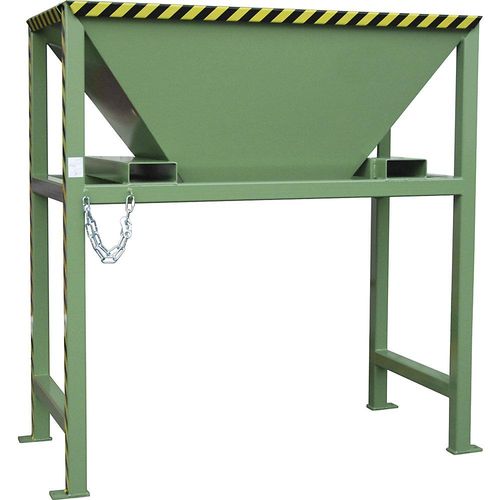 4052462029729 - BTS Befülltrichter Stahlblech Standkonstruktion Einfahrtaschen lackiert L 980 x B 1980 x H 2050 mm resedagrün RAL 6011 4052462029729 - BTS Befülltrichter Stahlblech Standkonstruktion Einfahrtaschen lackiert L 980 x B 1980 x H 2050 mm resedagrün RAL 6011