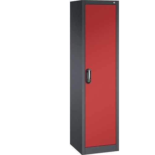 4064615184995 - ACURADO Universalschrank BxT 500 x 500 mm schwarzgrau   feuerrot C+P
