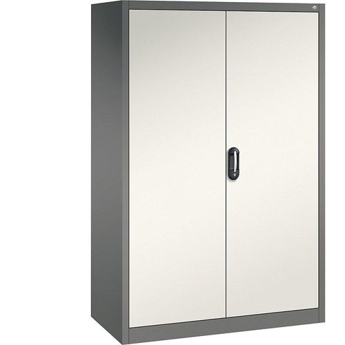 4069361487567 - ACURADO Universalschrank BxT 1200 x 600 mm vulkangrau   perlweiß C+P